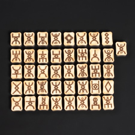 Set of runes "Rusa", 41pcs, Book-1