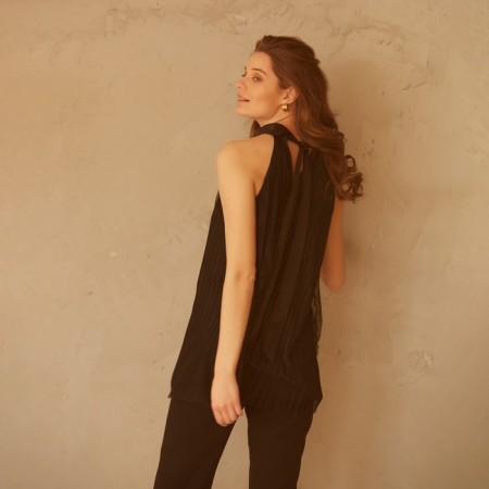 Top female minku: Green Trend Black Color, Rr. 48-1