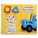Magnetic designer "Blue Tractor", 28 parts