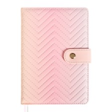 Delicidal of a non -combined A5 136 sheets, leatherette Devente. Elizabeth, a solid cover with foam rubber, perforation, liesse, block 70, pink