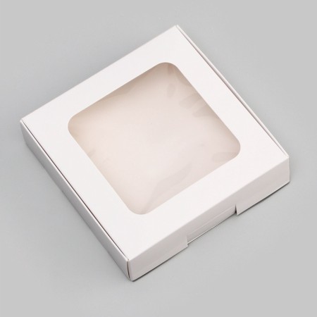 Self -charged box, white, 13 x 13 x 3 cm-1