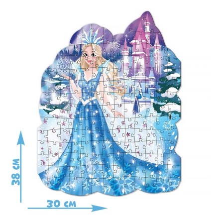 Figure puzzle "Snow Princess", 153 details-1