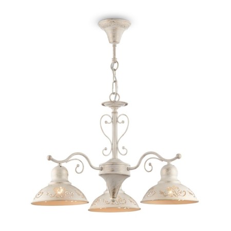 Caustra Freya Fr2566-PL-03-WG Benoit, 570x570x1535 mm, E27, 3x60W, cream color with gold