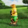 Garden figure "Gopher with an ax" 26x10x10cm