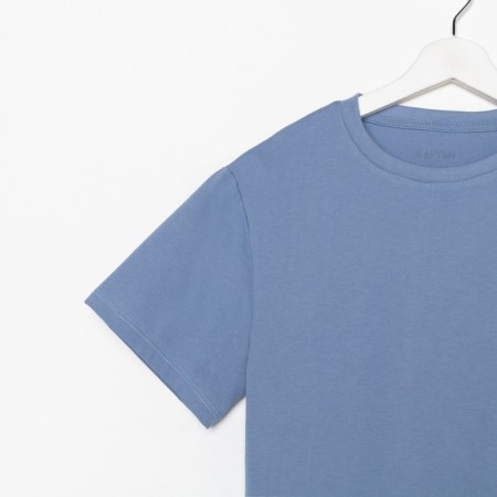 Female pajamas (T-shirt and trousers) KAFTAN "BASIC" Size 48-50, Blue color-6