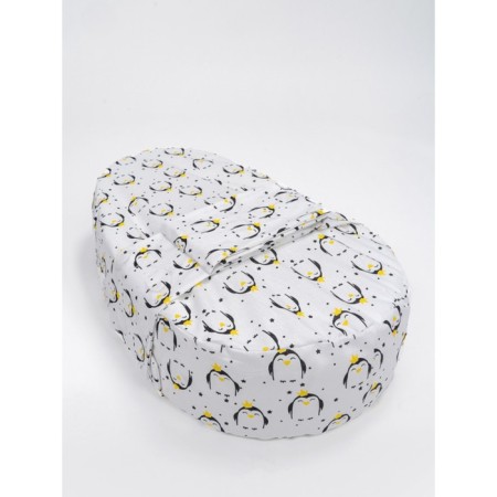 Coconut for newborn Baby size 74x38x6/14 cm, print penguin
