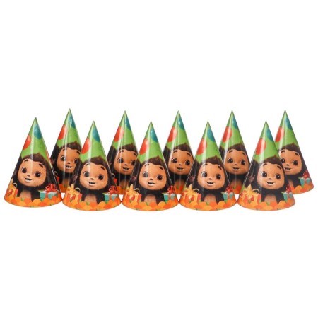 Paper cap "Happy Birthday", Cheburashka-2