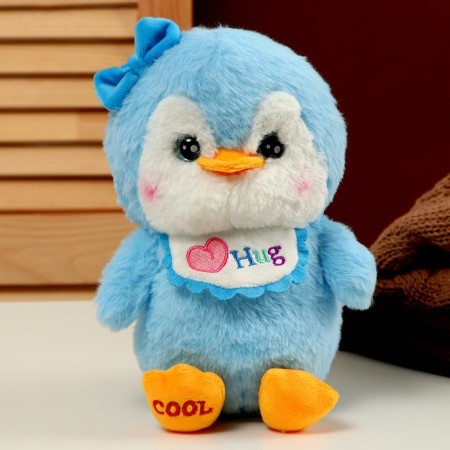 Soft toy "Penguin", 24 cm, blue color