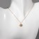 Pendant-cooler "mini" eye, colored in gold, 38 cm