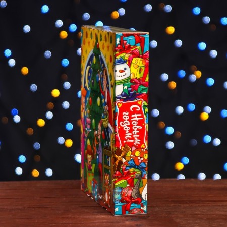 Gift box "New Year's game+set of games inside", 22.6 x 5.8 x 31.3 cm-3