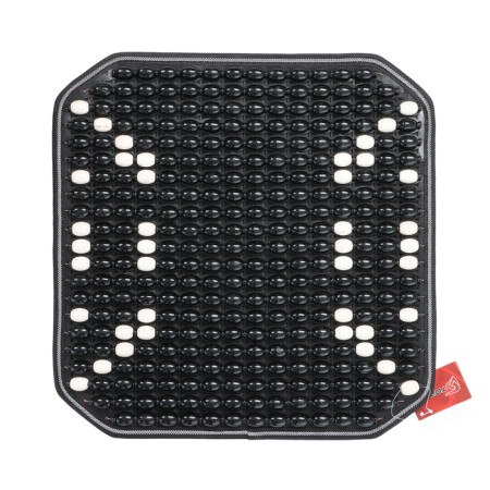 Masser cape on a seat 45 × 45 cm, wood, black-2