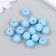 Busina Silicon "Round" Vasilokovo-blue d = 0.9 cm