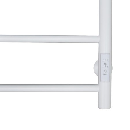 The electric heated towel -sprayer "Sanprise" Aurora P6, 400x700 mm, universal, white-4