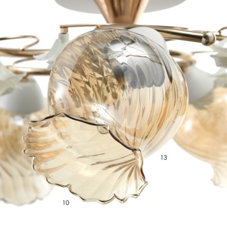 Molla chandelier 5he27 40W white-gold 56x56x25 cm Bayerlux-3