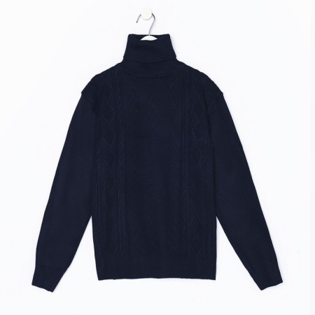 Sweater for a boy, blue color, height 134-140 cm