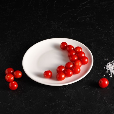 Plate porcelain dining shares White Label, d = 20 cm, white color-4