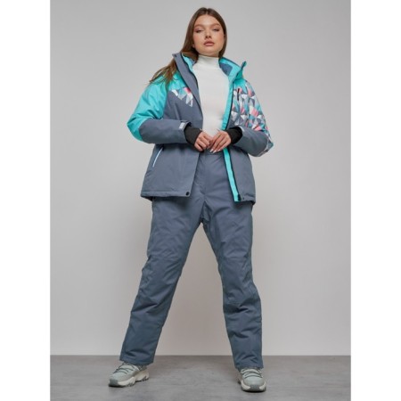 Ski suit, size 44, turquoise color-21