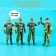 Set of soldiers "Special Forces", 4 pieces, mix