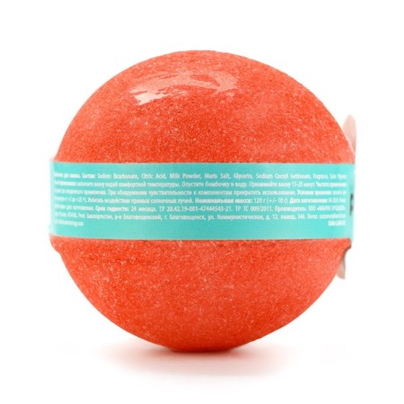 The bath bomb "Fresh watermelon", 120 g, aroma of watermelon, Pico Mico-4