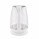 Electric kettle Willmark WEK-2005G, glass, 2 l, 2200 W, LED backlight, white