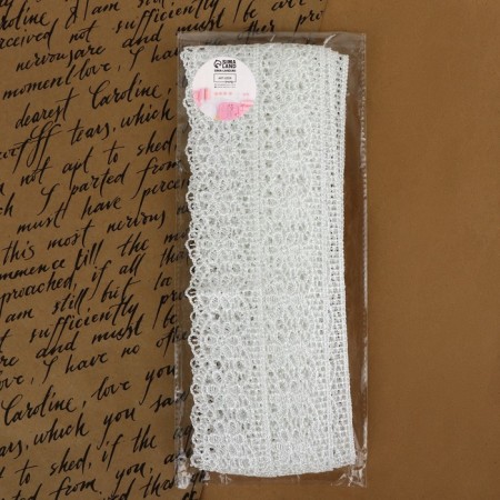 Hypure lace, 45 mm × 6.8 ± 0.5 m, white color-2