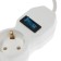 Extension cord Luazon Lighting Eco, 3 sockets, 4.5 m, 10 A, 2200 W, PVS 3x1 mm2, with salary, with off
