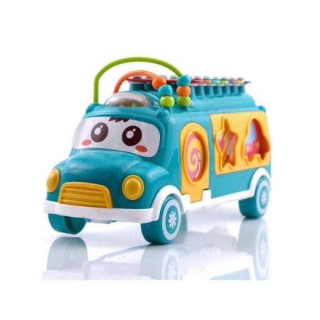 Musical Children's Center Everflo Happy Bus HS0413355, machine, MIX color-4