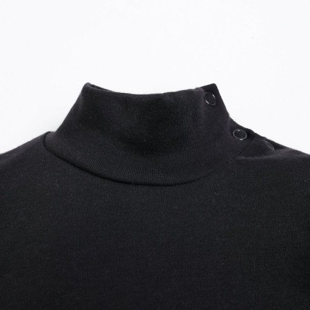 Body (turtleneck) baby, I am Basic Line, height 86-92 cm, black-1