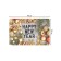 A set of napkins for setting the “Happy New Year” table, rectangular, rounded edges, size 30x46 cm, 4 pcs