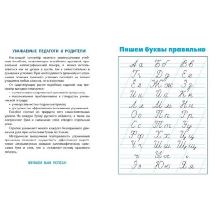 We develop a beautiful handwriting. 35 lessons. Petrenko S.V.-1