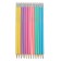 Pencil of the Black Science "Pastel" hardness of HB, with an eraser, hexagonal, sharpened, Mix building,