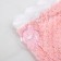 Cup for drying the hair with a button of the share, microfiber, pink color