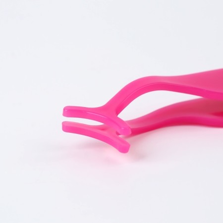 Pinzet for overhead eyelashes, 10.8 × 1.8 cm, pink color-10