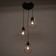 Economic light "Arten" 3x40W E27 black 38x38x84 cm.