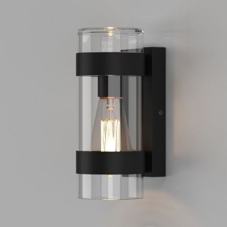 Sadovo-park lamp Elektrostandard, Falcon, 131x100x240 mm, E27, Black Color-1