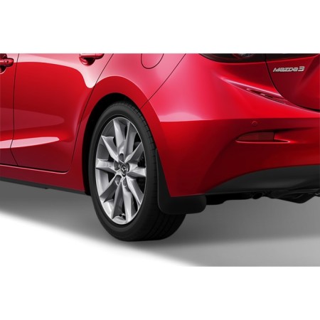 Spray-mounted rear Mazda 3, 2013-2016, hatchback 2 pcs (polyurethane)-1