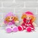 Soft doll "Girl's skirt in a flower", color mix