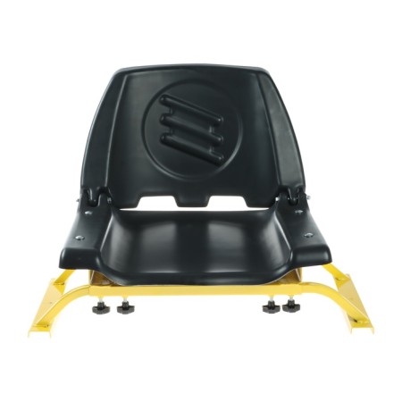 Universal seat transverse extrusion, with a plastic folding seat with a back-6