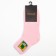 Women's socks minku "Cactus", pink color, size 36-37 (23 cm)
