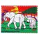 Coloring book Maintenance "Animals" felt-tip pens 12 centers, 3D glasses, water bottle