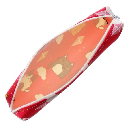 School Penal on the zipper Calligrata "cats", pink-3