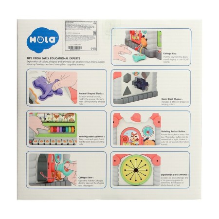 Toy developing logical "house with a pen", light and sound effects, scores, piano, sorter-14