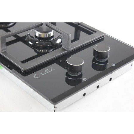 The hob Lex GVG 321 BL, gas, 2 burners, black-3