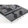 The hob Lex GVG 321 BL, gas, 2 burners, black