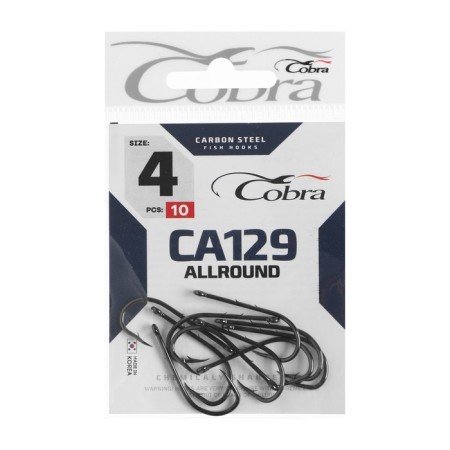 Cobra Allround hooks, series CA129, No. 4, 10 pcs.