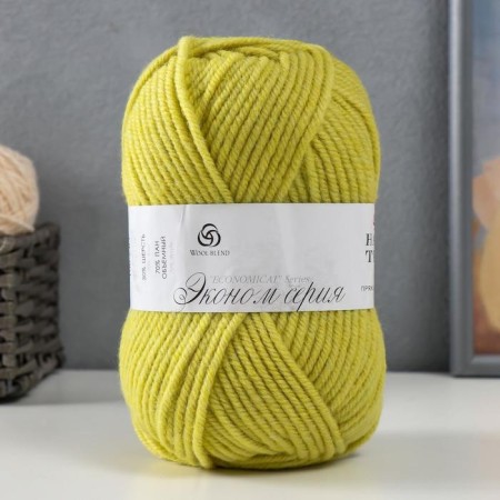 Yarn "Folk tradition" 30% wool 70% acrylic 100m/100g (37-lipa)