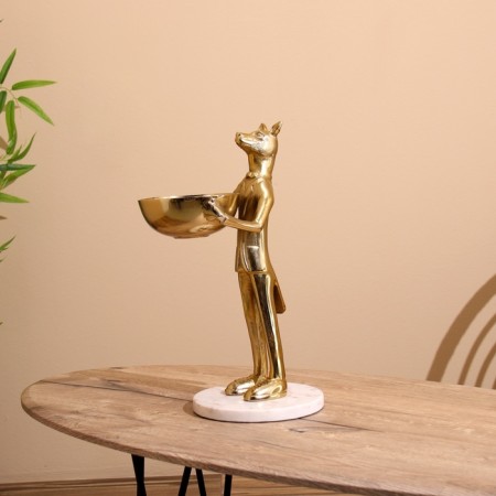 The wolf's dish treats aluminum 20x25x42 cm-4