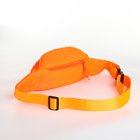 Lightning waist bag, 2 pockets, orange color-2