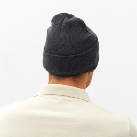 Two -layer male hat with lapel, one size, gray color-2
