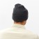 Two -layer male hat with lapel, one size, gray color